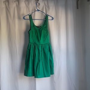 Emerald green dress